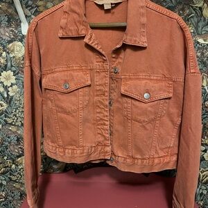 Women's Salmon Denim Jacket